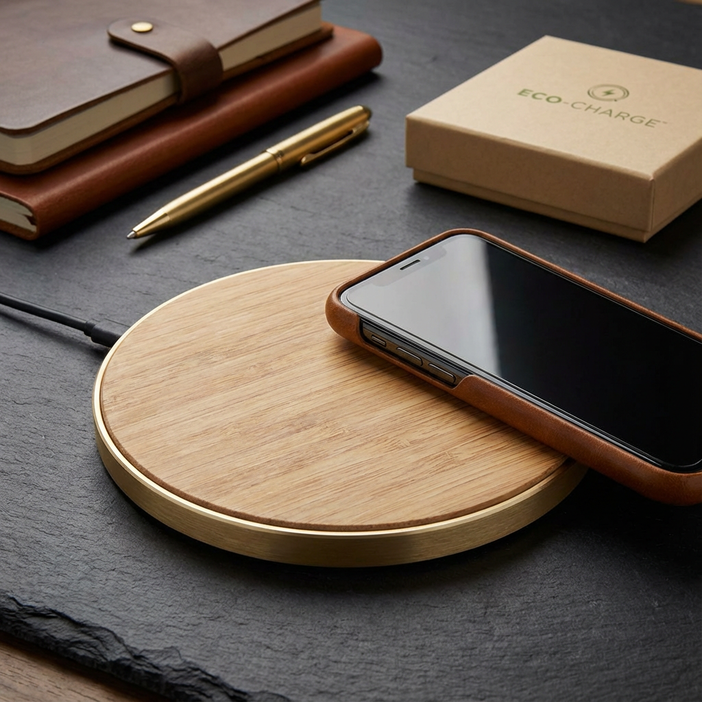 Bamboo Wireless Charger Eco-Friendly 10W