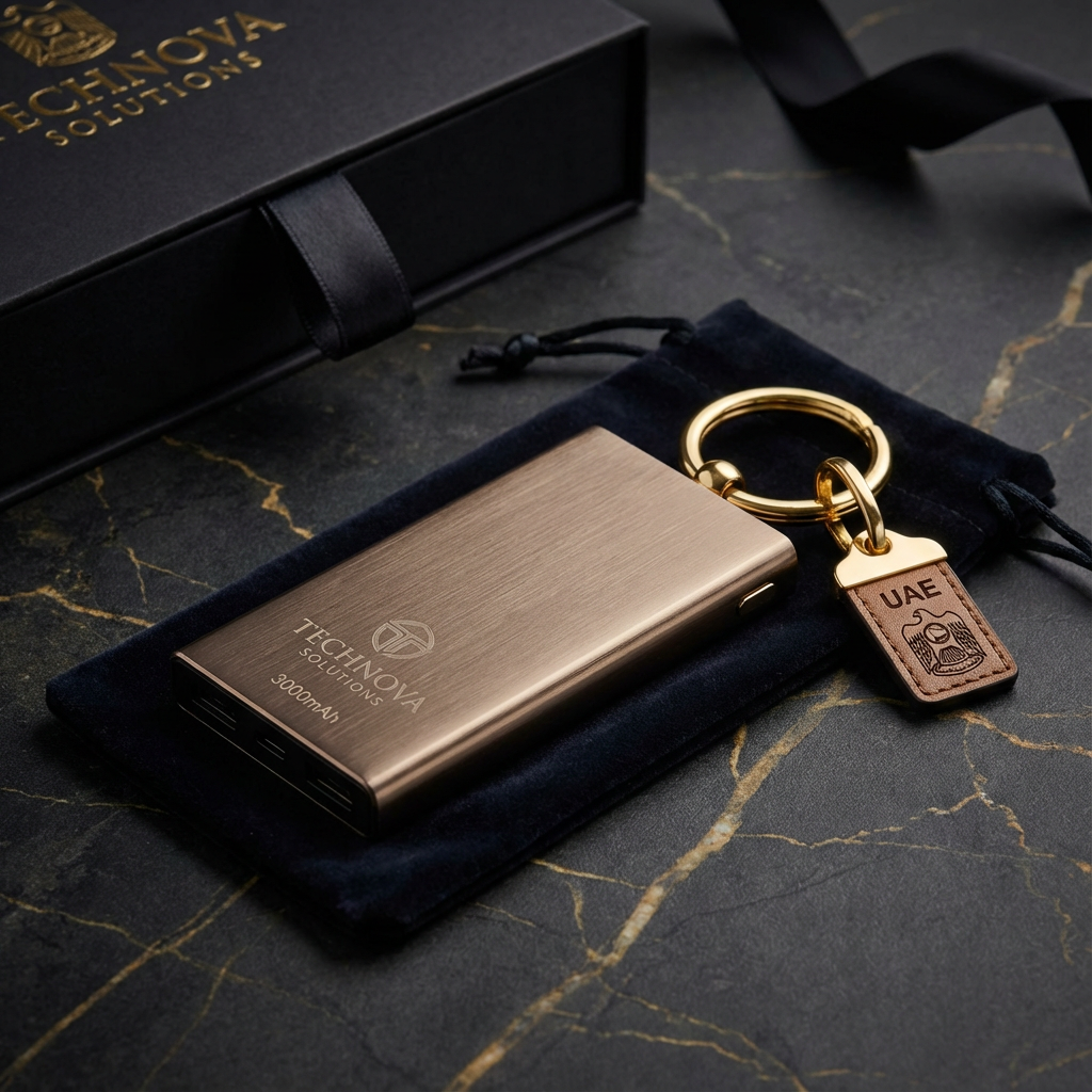Compact Power Bank 3000mAh Keychain Style