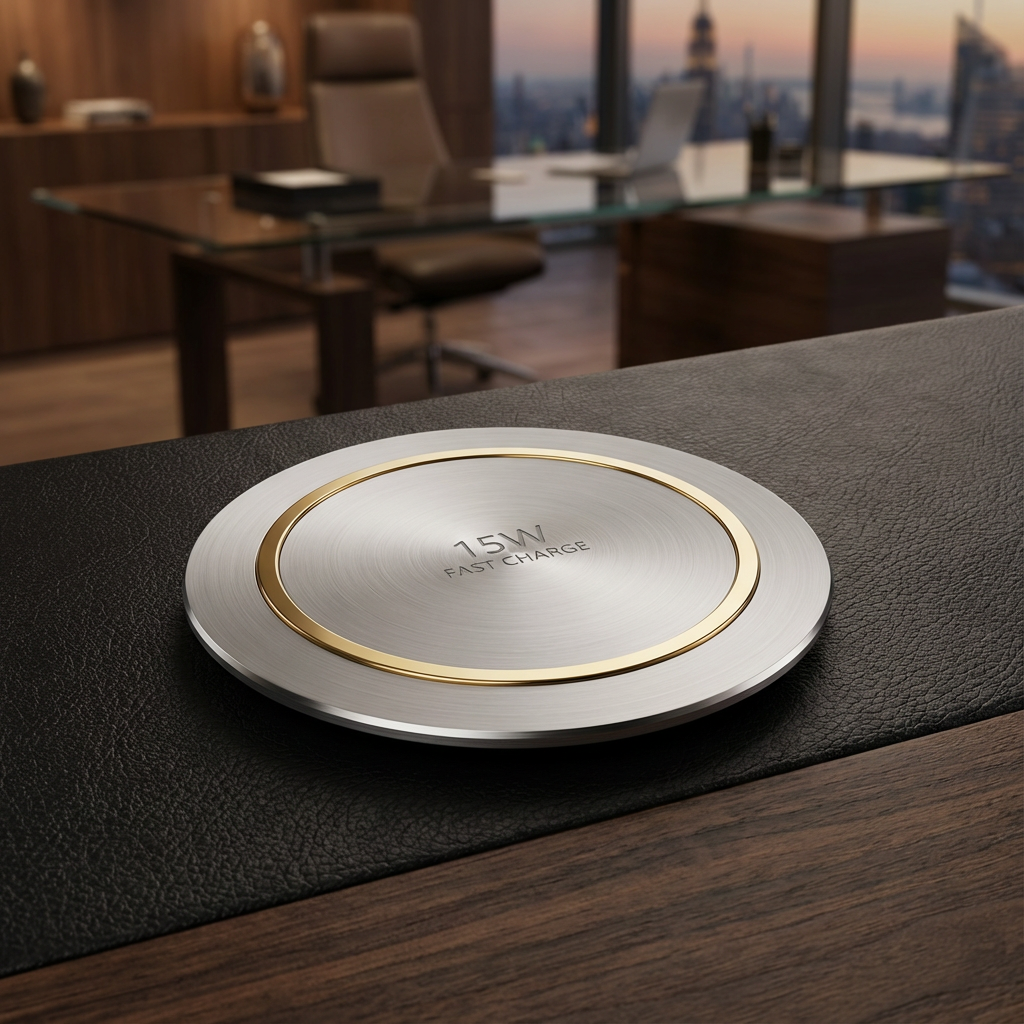 Premium Aluminum Wireless Charger 15W